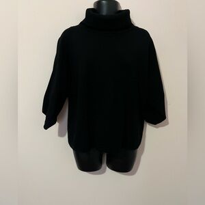 ELLEN TRACY | black turtle neck sweater | XS